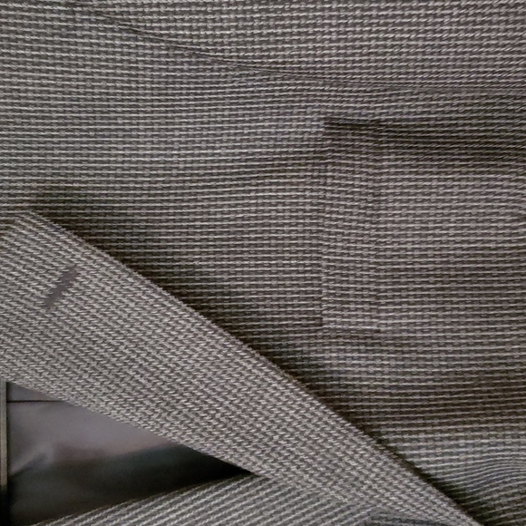 Sport coat made by Haggar. Size is 44L.  Like new condition. Color black gray - Picture 5 of 8